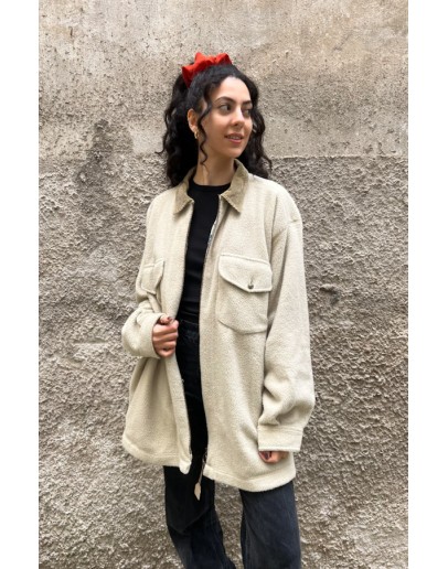 Vintage unisex φλις ζακέτα XL