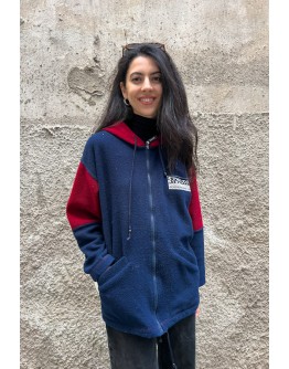 Vintage unisex φλις ζακέτα S