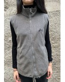 Vintage unisex φλις αμάνικη ζακέτα Asics M