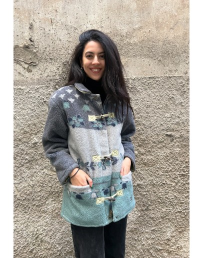 Vintage fleece jacket M-L