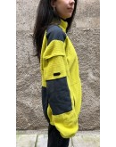 Vintage unisex φλις ζακέτα M-L