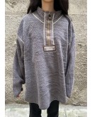 Vintage unisex φλις τοπ XL
