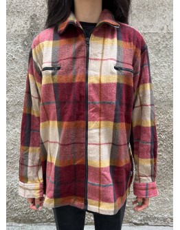 Vintage unisex φλις ζακέτα L