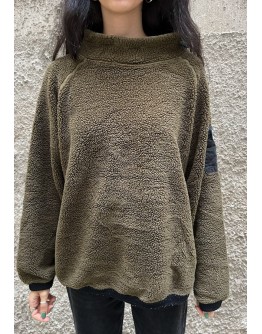 Vintage fleece top L