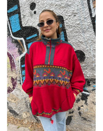 Vintage unisex φλις τοπ XL