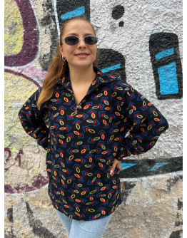 Vintage unisex φλις τοπ M