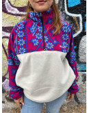 Vintage unisex φλις τοπ M-L