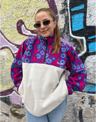 Vintage unisex φλις τοπ M-L