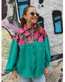 Vintage φλις ζακέτα XXL