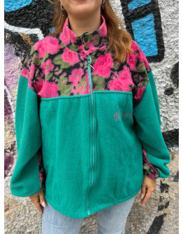 Vintage φλις ζακέτα XXL