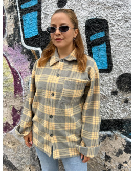 Vintage unisex fleece flannel S-M