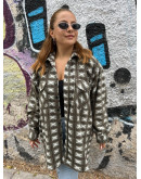 Vintage unisex fleece flannel L