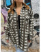Vintage unisex fleece flannel L
