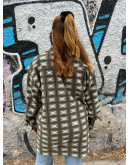 Vintage unisex fleece flannel L