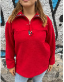 Vintage fleece top M