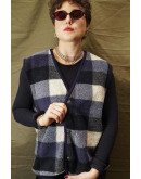 Vintage unisex fleece vest M