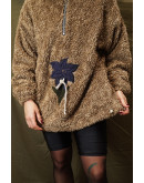 Vintage φλις τοπ XL