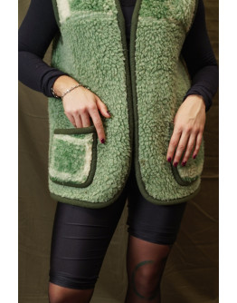 Vintage unisex φλις γιλέκο XL