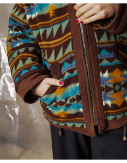 Vintage φλις jacket Μ
