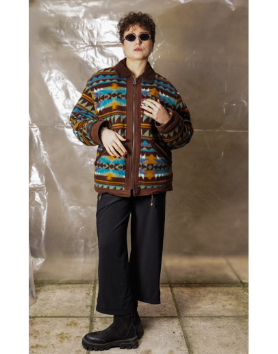 Vintage φλις jacket Μ