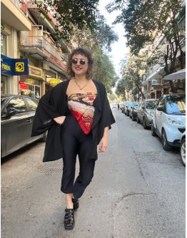 Vintage μεταξωτό ιαπωνικό κιμονό