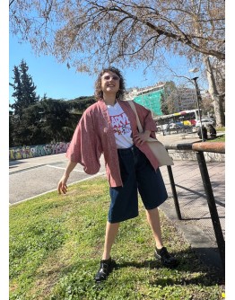 Vintage μεταξωτό ιαπωνικό κιμονό