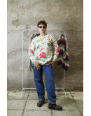 Vintage πλεκτή μπλούζα M