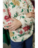 Vintage πλεκτή μπλούζα M