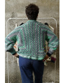 Vintage πλεκτή ζακέτα L