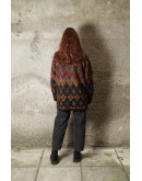 Vintage πλεκτή ζακέτα XL