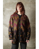 Vintage πλεκτή ζακέτα XL