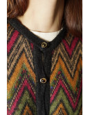 Vintage πλεκτή ζακέτα XL