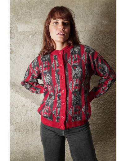 Vintage πλεκτή ζακέτα 