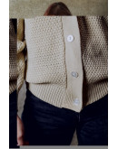 Vintage πλεκτή μπλούζα S