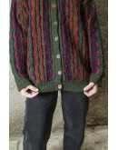 Vintage woolen cardigan L