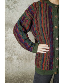 Vintage woolen cardigan L