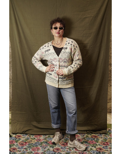 Vintage woolen cardigan M