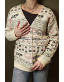 Vintage woolen cardigan M