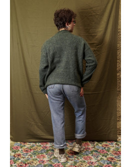 Vintage πλεκτή μπλούζα L