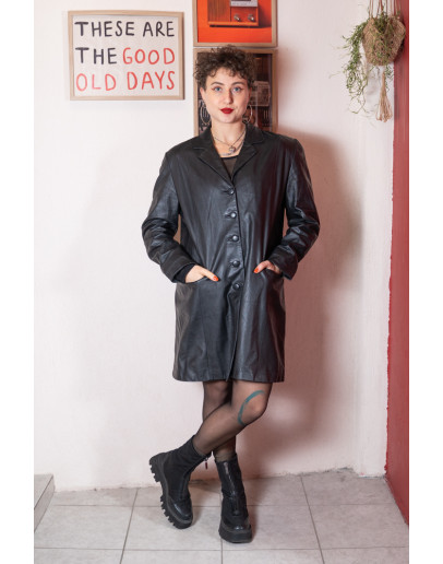 Vintage δερμάτινο τζάκετ M-L