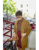 Vintage suede δερμάτινο τζάκετ M