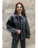 Vintage leather jacket XL