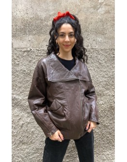 Vintage leather jacket L
