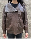 Vintage leather jacket L