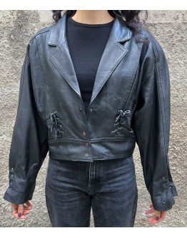 Vintage leather jacket M