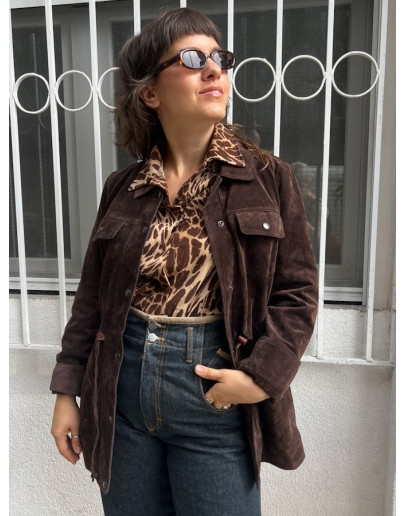 Vintage suede jacket M