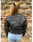Vintage biker δερμάτινο τζάκετ S-M