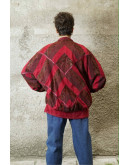 Vintage suede δερμάτινο τζάκετ M