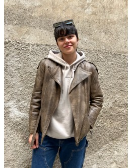 Vintage leather jacket M