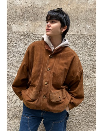 Vintage leather jacket M